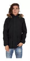 Campera Hombre Parka Capucha Desmontable Abrigo Colores