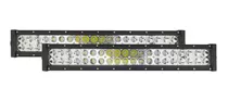 X2 Barra Led Rectangular 120w 40led Luz Blanca