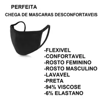 Kit 2 Máscaras De Tecido Dupla Proteção Confortável Lavável