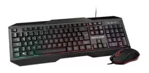 Kit Teclado Mouse 2400dpi Gamer Multilaser Warrior Led Tc239