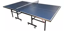 Mesa De Ping Pong Standar Con Ruedas Bighouse
