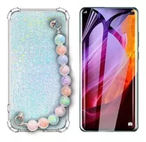 Kit Carcasa Cadena Holografica Para Todos Los Huawei