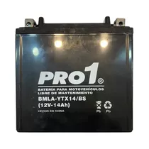 Bateria Moto Pro1 Ytx14-bs Gel Libre Mantenimiento 12v 14ah