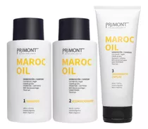 Kit Maroc Shampoo, Acondicionador Y Tratamiento Primont