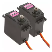 2 Pcs Servomotor Mg996r Engranajes Metálicos 15kg 180º Servo