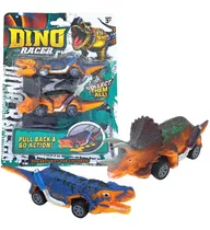 Auto Dinosaurio Juguete Set X2 Regalo Navidad 