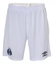 Calção Futebol Umbro Grêmio Oficial 2 2022 Branco Original