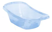 Bañera Plastica Para Bebe 25 Litros Celeste Perlado Ok Baby Color Azul