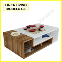 Mesa Centro Moderna Juego Mueble Sala Sofa Recibo G6