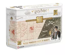 Puzzle 500 Peças Panorama Harry Potter Brilha No Escuro Grow