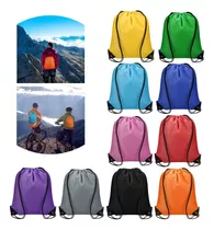 10 Pcs Bolsa Morral Con Cordón De 41 X 33.5cm Para Estampar