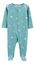 Pijama Carters 1 Pieza Algodón Con Pie Y Doble Cierre Ub