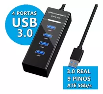 Hub Usb 3 0 4 Portas Entradas 9 Pinos Extensor Slim Hi Speed