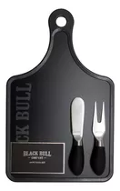 Set De Aperitivos Black Bull Con Cuchillo Y Tenedor Aperitivo