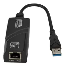 Adaptador Usb 3.0 Rj45 Ethernet Gigabit Rede 1000 Mbps Top