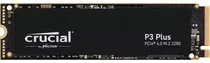 Disco Solido Ssd 500gb Crucial P3 Plus M.2 Nvme Pcie Gen 4.0 De 4700mbs Ct500p3pssd8 Negro