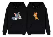 Buzo Canguro Para Parejas - Tom Y Jerry