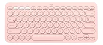 Teclado Logitech K-380 Bluetooth / Espanhol - Rosa (920-0095