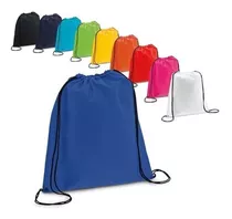 Kit 10 Mochilas Sacola Bolsa Sacochila Em Tnt 20 X 30