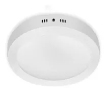 Plafón Led Candela Base Circular 18w Luz Cálida 225x40