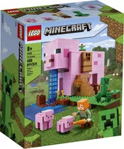 Lego Minecraft The Pig House La Casa-cerdo 21170 Cantidad De Piezas 490