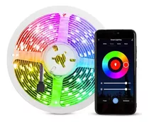 Cinta Tira Luz Led Control Rgb 5050 Bluetooth 5 Metros Ip65