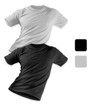 Kit 2 Camisetas Dry Fit Unissex Academia Furinho Proteção Uv