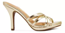 Zapatos Stilettos Sandalias Mujer Vizzano Metalizados 6210