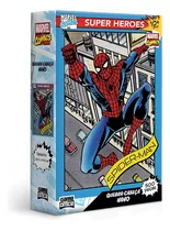 Quebra Cabeça 500 Pç Marvel Comics Homem Aranha Super Herois