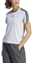 Remera adidas Training Train Essentials 3s Mujer Bl Ng