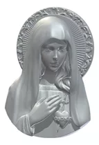 Arquivo Stl Virgem Maria Sagrado Coração Impressão 3d #346