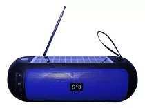 Radio Solar Portatil Bluetooth + Radio + Linterna + Recargab