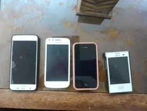 4 Celulares Samsung LG, J5 Prime,core, iPhone 4 