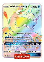 Carta Pokémon Wishiwashi Gx Rainbow Guardiões Ascendentes