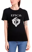 Camiseta Feminina Epica Banda Metal Sinfônico Anos 2000