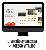 Vegan Food - Tema Orgânico, Vegano Woocommerce Wordpress