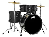 Pdp By Dw Encore Complete 5-piece Drum Set With Chrome Hard