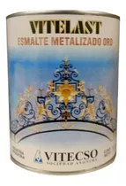 Pintura Esmalte Metalizado Color Oro Vitecso 1 L   Pintumm