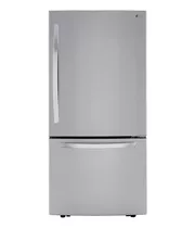 LG 26 Printproof Stainless Steel Bottom Freezer Refrigerator