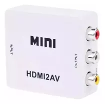 Mini Adaptador Conversor Av2hdmi Full Hd 1080p 1920x1080 