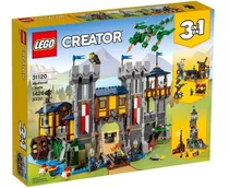 Lego Creator 3 Em 1 Castelo Medieval 1426 Peças 31120
