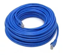 Cabo De Rede Para Internet Lan 30 Metros Cat5 Azul Novo Top