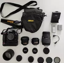 Câmera Nikon D5300 + 3 Lentes + Grip + Acessórios
