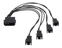 Cabo Adaptador Multi Fan Molex P/4 Coolers 3 E 4 Pinos Cm-14