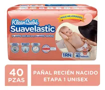 Pañales Kleenbebé Suavelastic Etapa 1 Recién Nacido 40 Pañales