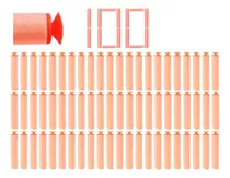 Refil Munição Dardos Espuma Arminha Brinquedo 100 Unidades 