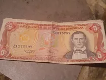 5 Peso Dominicano Del 1994