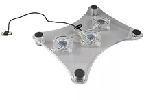 Base Fan Cooler Laptop 3 Ventiladores Luces Disipador Enfria