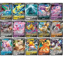 Lote De 100 Cartas Pokemon + 5 Cartas Ultra Rara (gx, V, Ex)