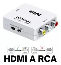 Convertidor Hdmi A Rca Conecta Roku O Fire Tv A Tv Antigua 